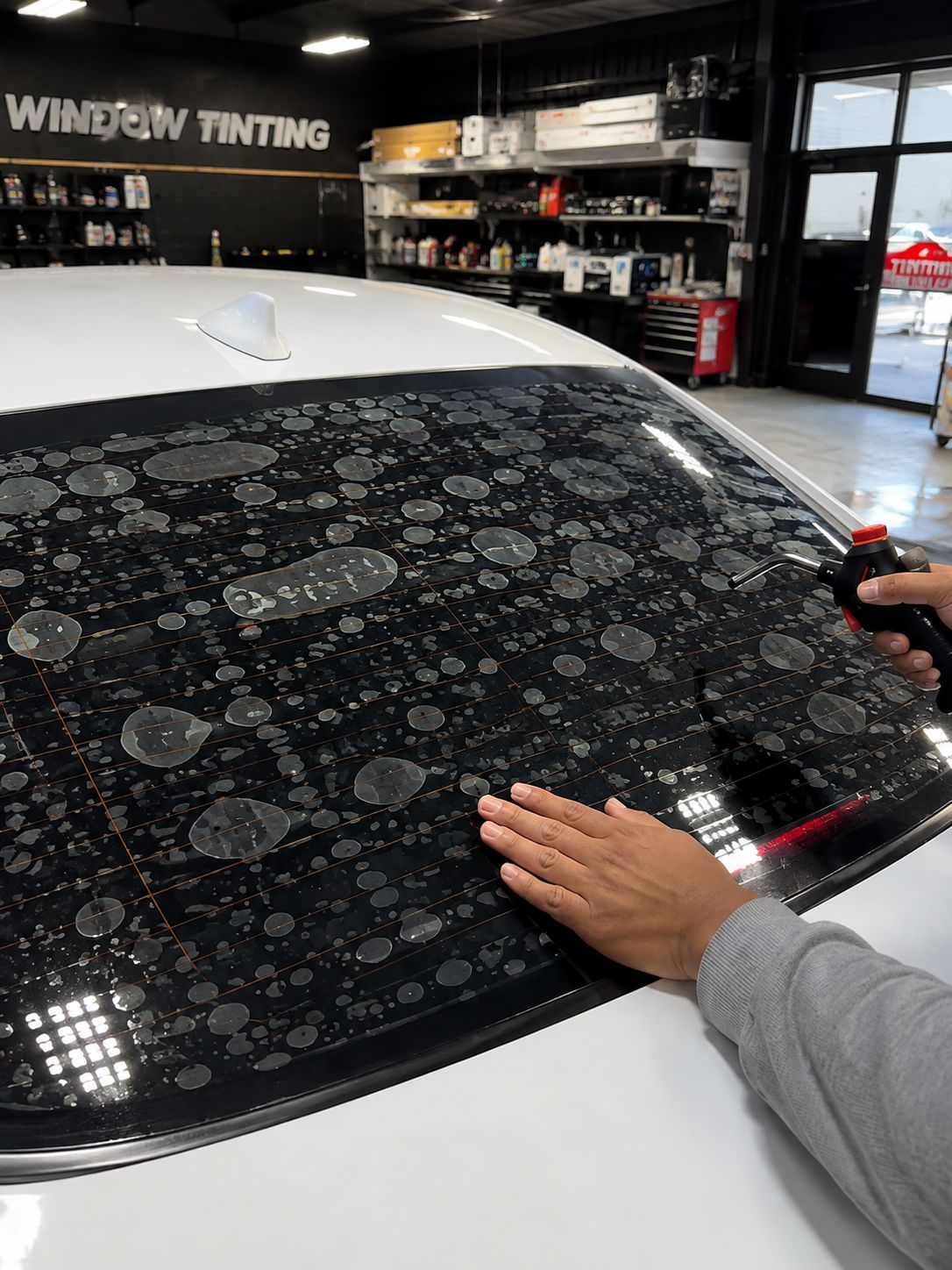 Tint Removal – Before
